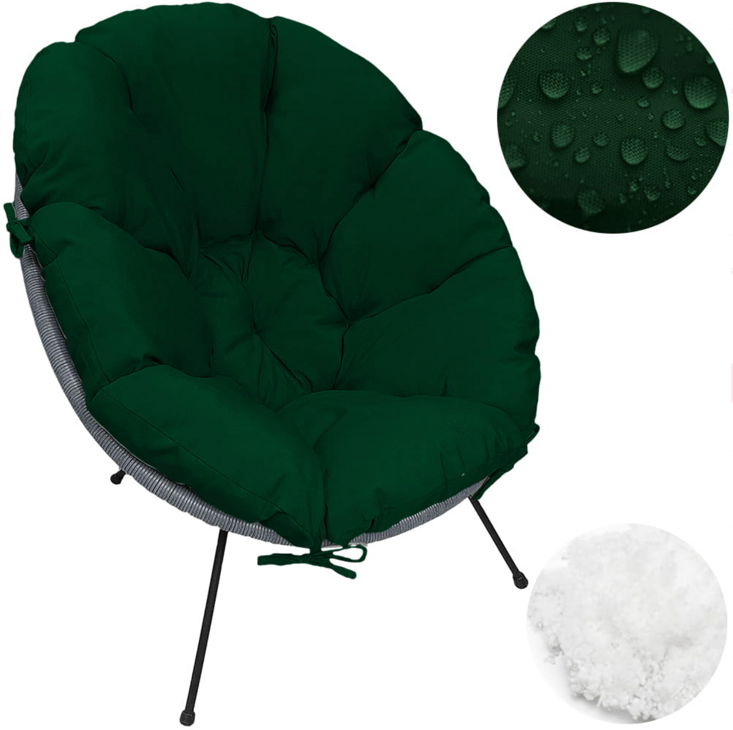Perna scaun Acapulco - Verde Smarald