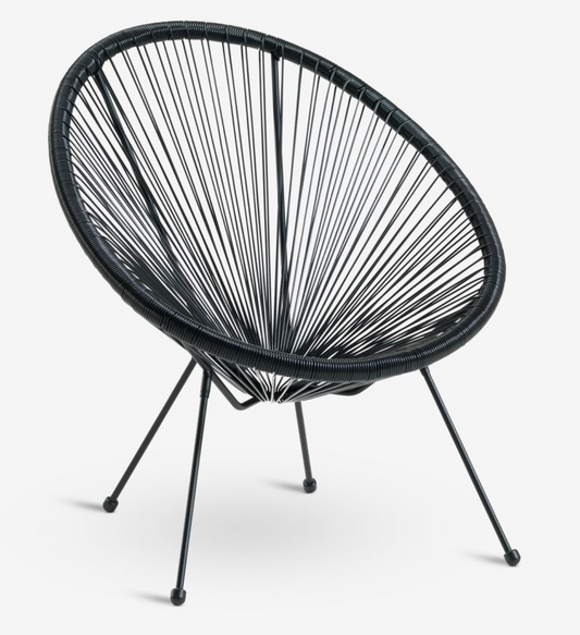 Pernă scaun tip scoică Acapulco UBBERUP - Alb