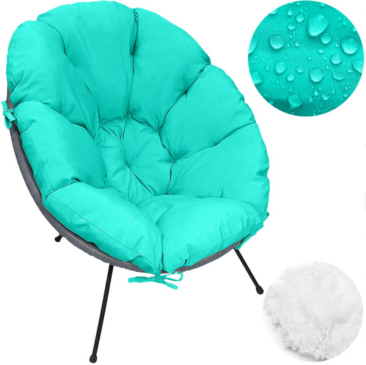 Pernă scaun tip scoică Acapulco UBBERUP - Turcoaz