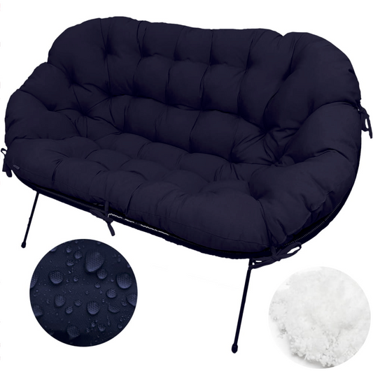 Pernă canapea tip scoică Acapulco UBBERUP - Bleumarin