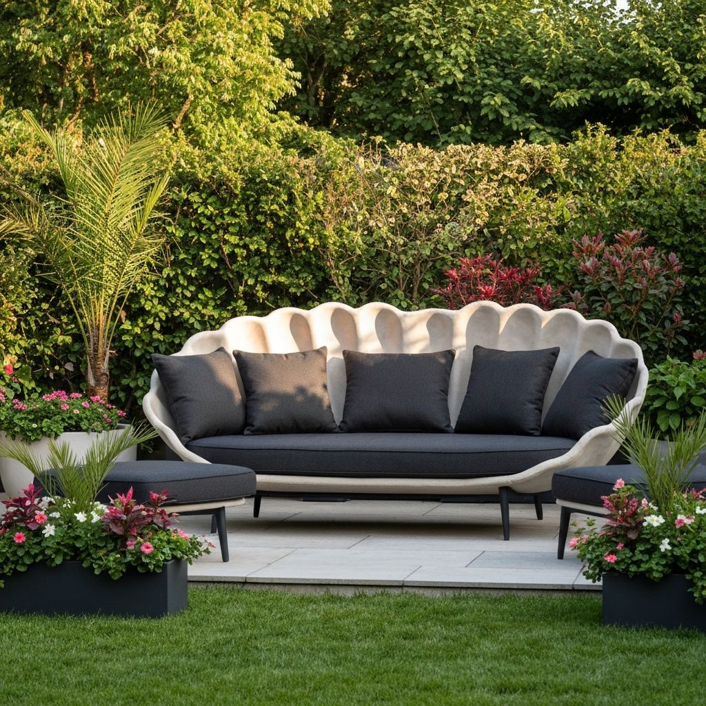 Grădină cu canapea Acapulco antracit