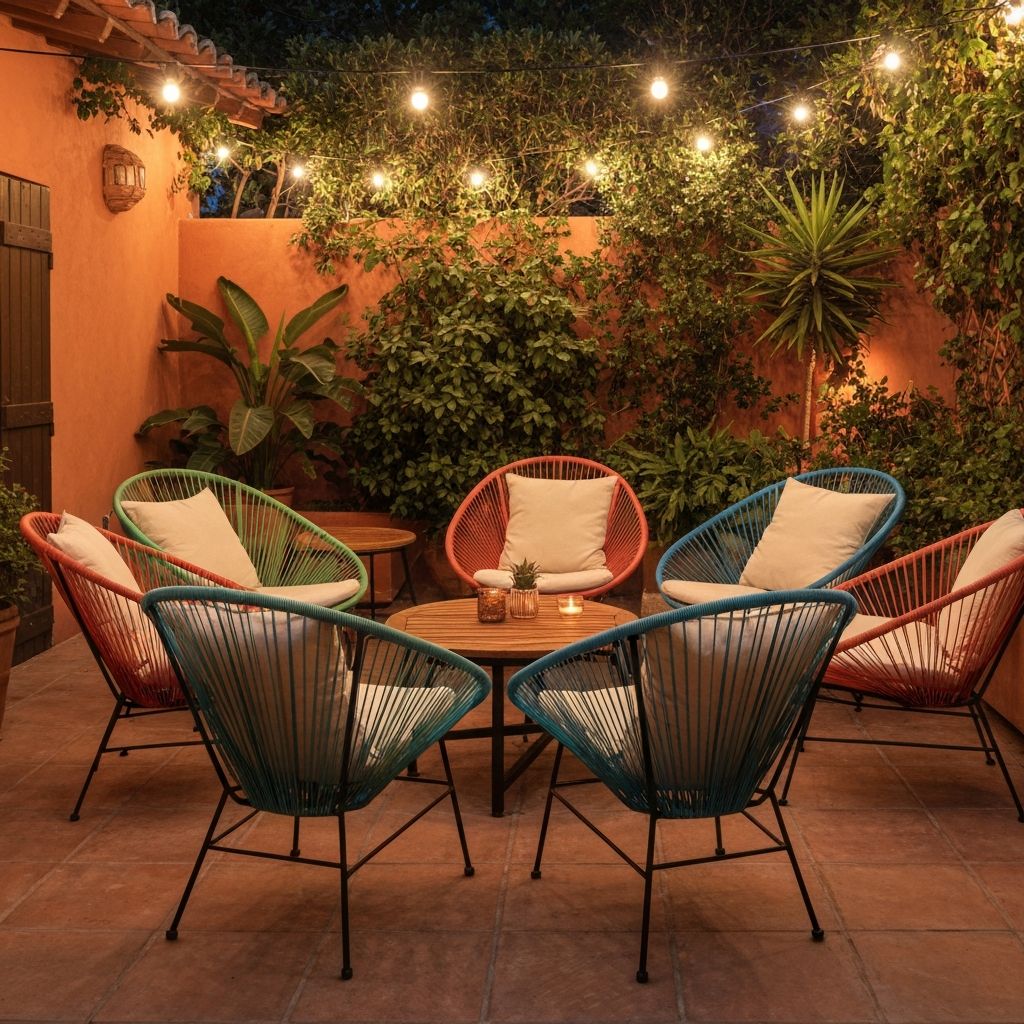 Set 4 Perne Scaun Acapulco